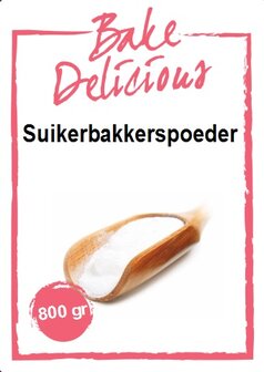 Suikerbakkerspoeder 800gr - Bake Delicious