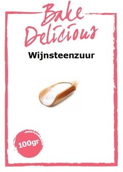 Wijnsteenzuur 100gr - Bake Delicious