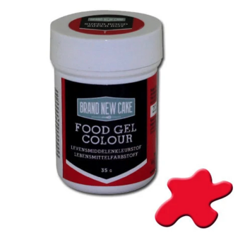 BrandNewCake Kleurstof Gel - Super Rood - 35gr